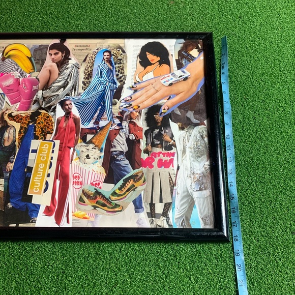 Fashion Mixed Media Collage Art Frame - Picture 3 of 8